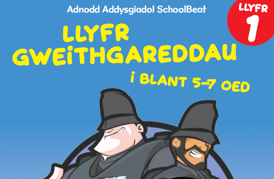 Llyfr Gweithgareddau i blant 5-7 oed SchoolBeat